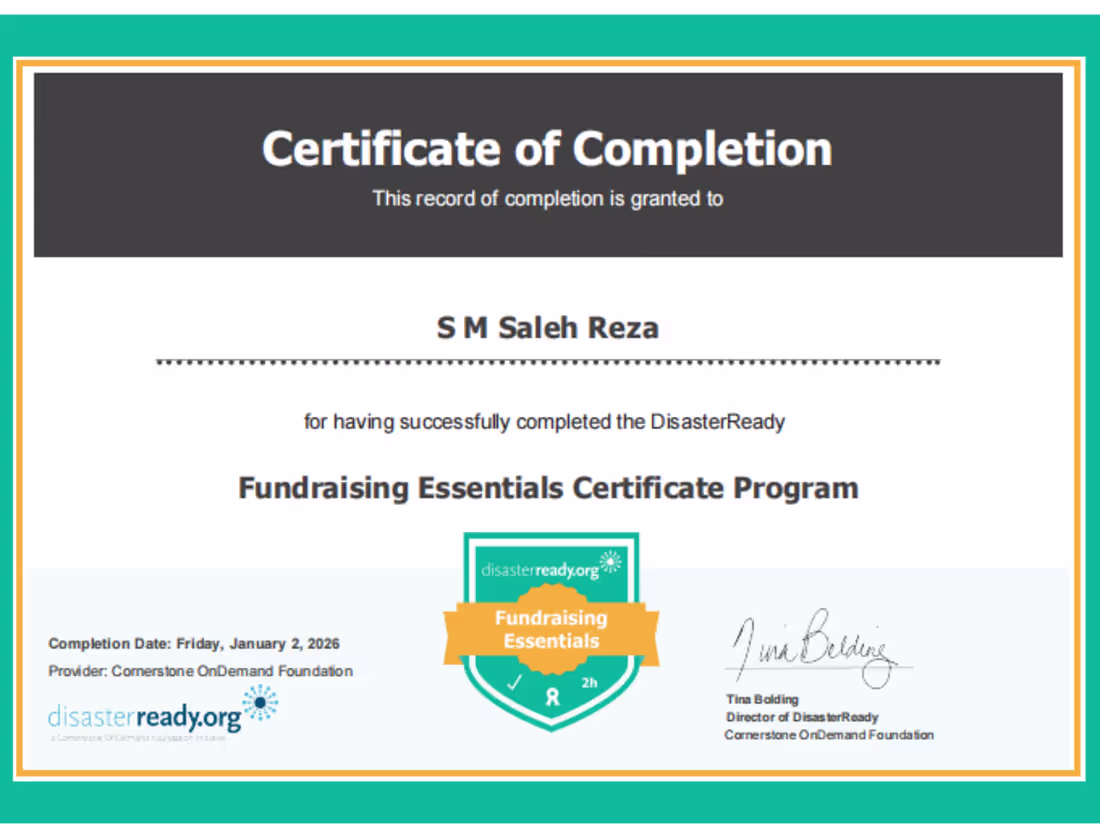 Cover image for Fundraising & Grant Strategy Support (Certified)