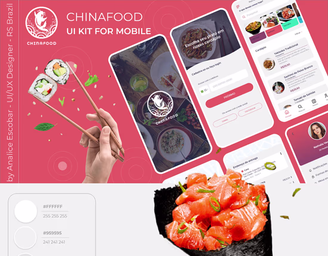 Cover image for CHINA FOOD - UI/UX DESIGN - Behance