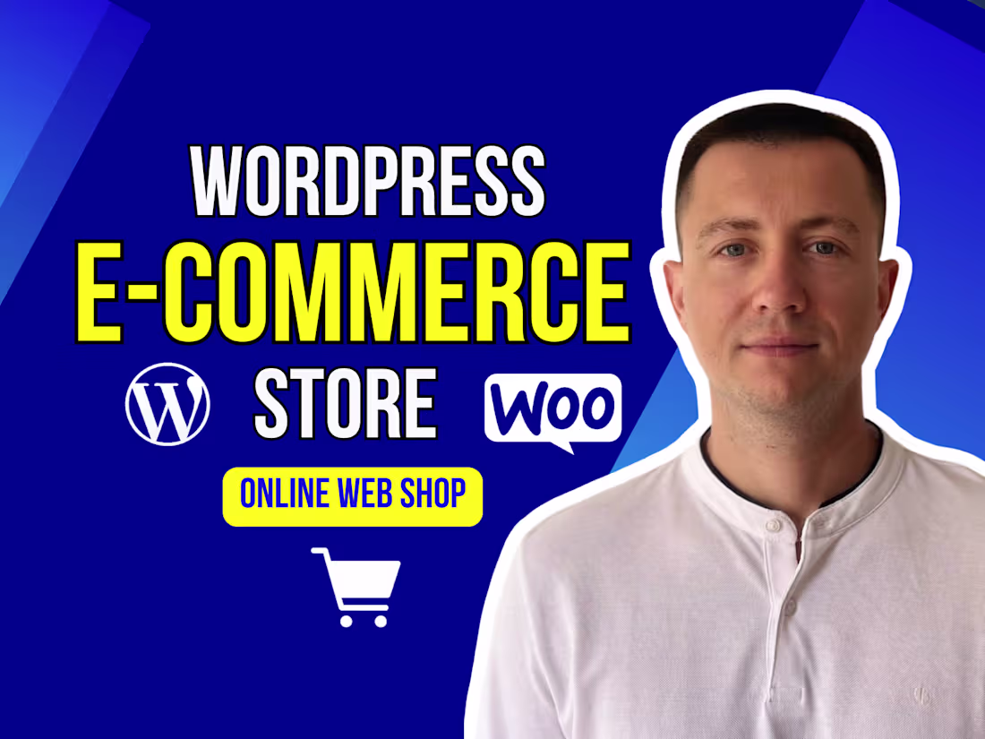 Cover image for I will build a professional WordPress WooCommerce store