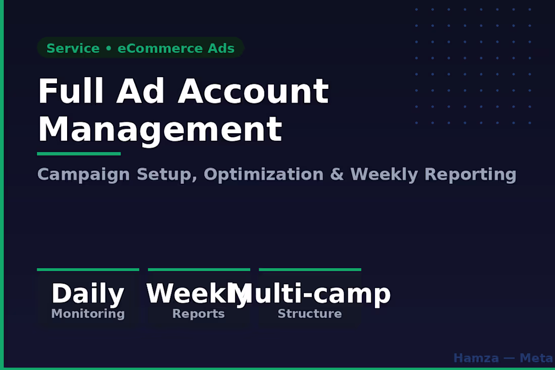 Cover image for End-to-end Meta Ads management for