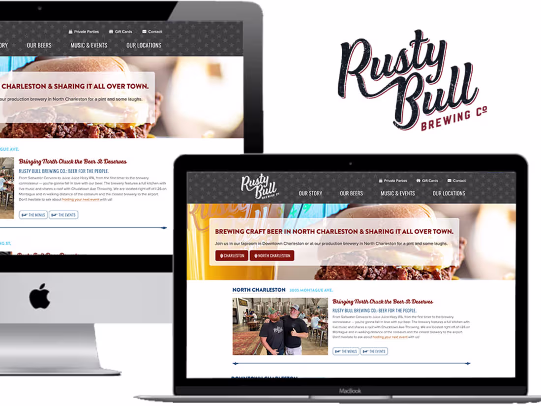 Cover image for Rusty Bull Brewing Co. Website