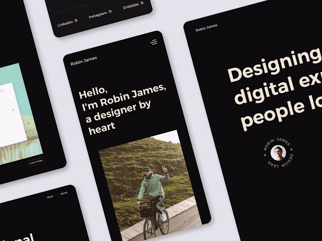 Cover image for Bolder – Portfolio Website