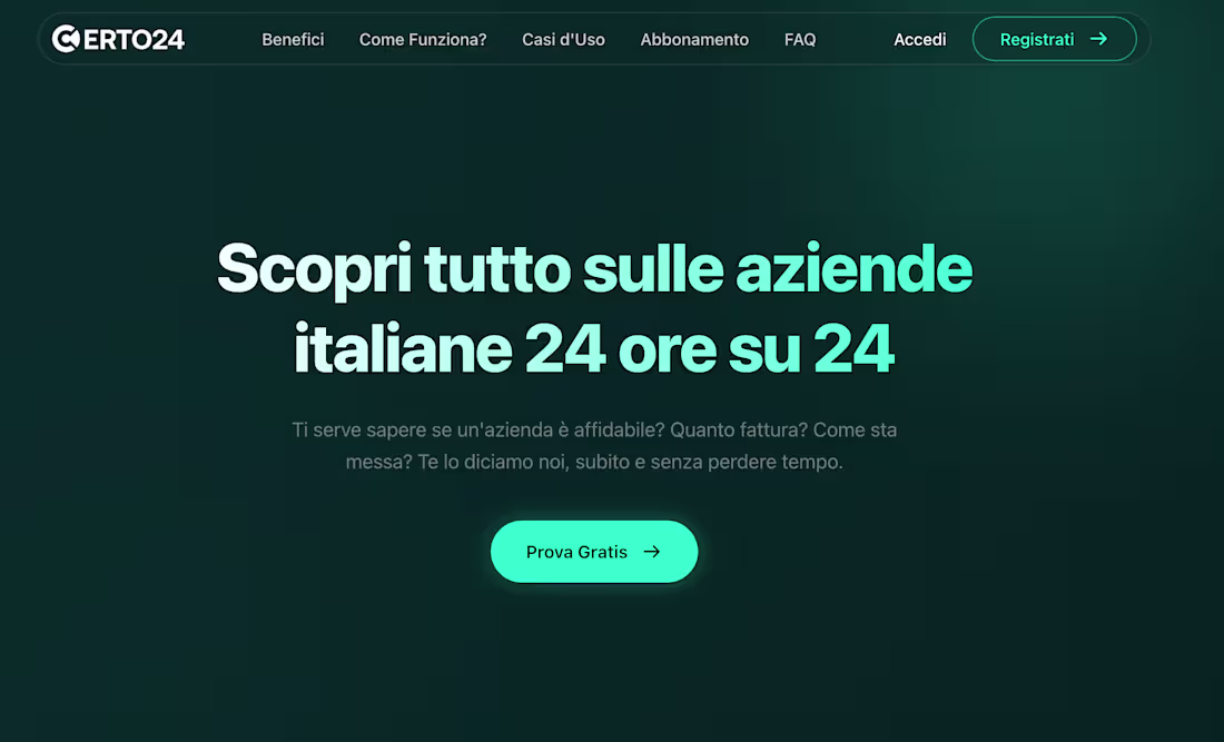 Cover image for SaaS platform for Italian company