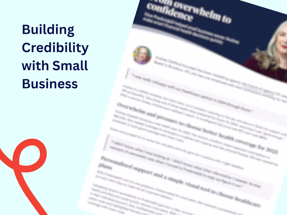 Cover image for Building Credibility with Small Business 