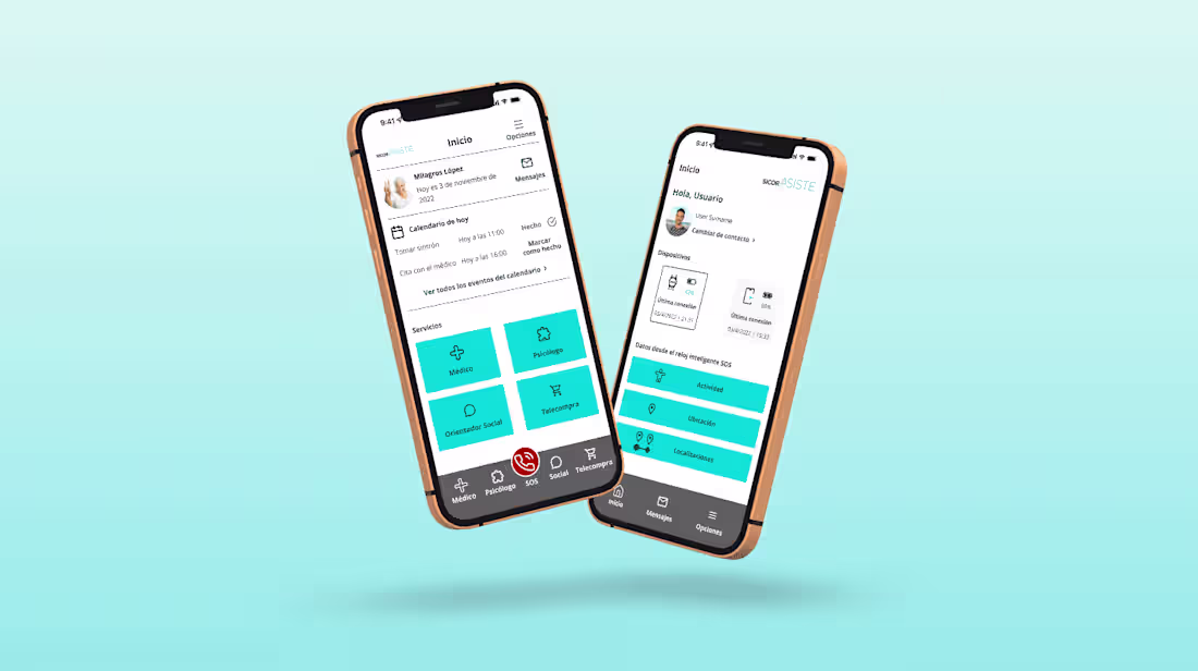 Cover image for Double apps for SICOR Asiste