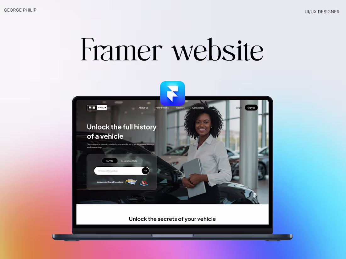 Cover image for Framer Website – Design & Development