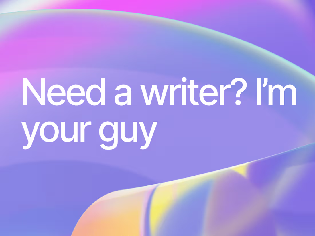 Cover image for There are writers and there are writers. I'm both. 