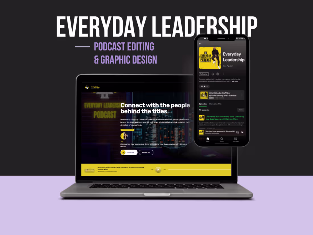 Cover image for Podcast Editing: Everyday Leadership Podcast