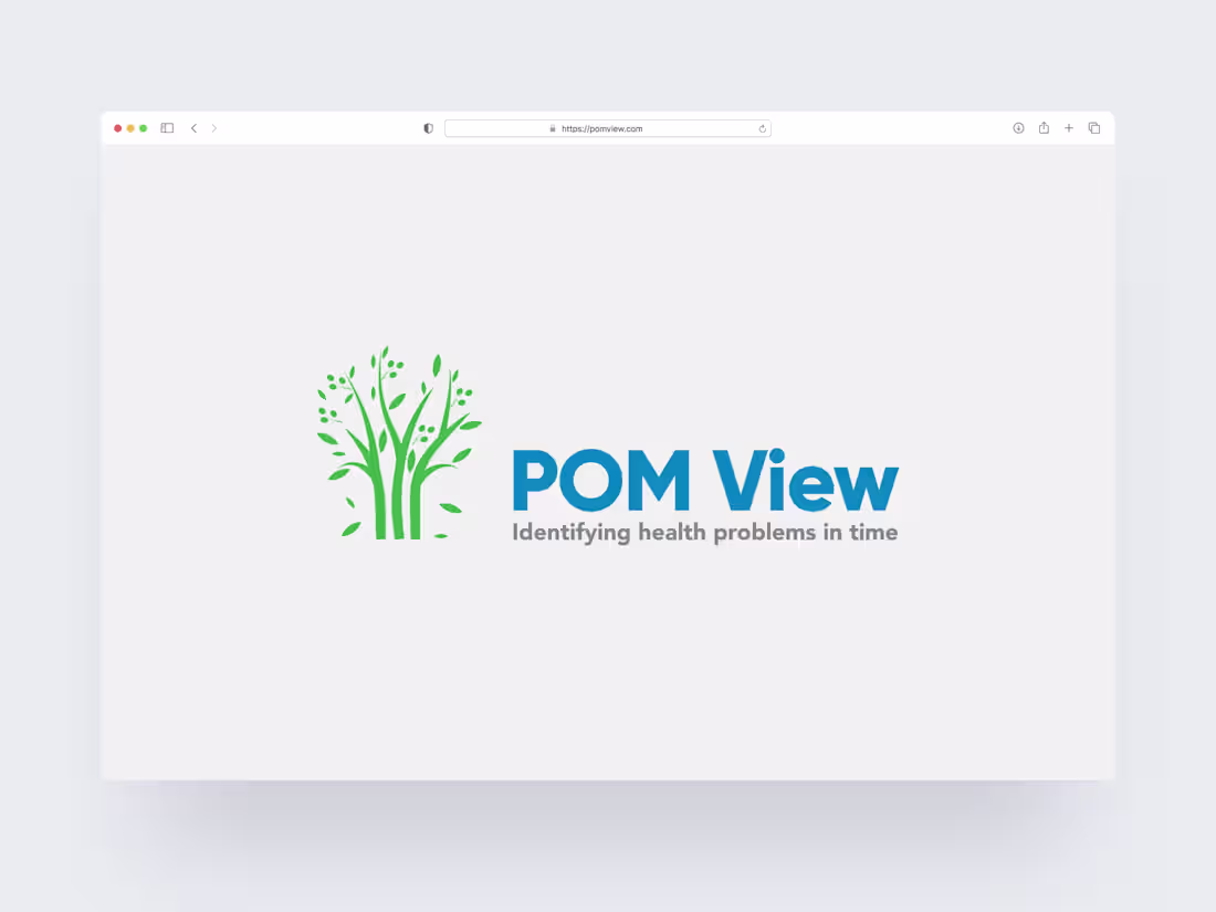 Cover image for POM View Logo Design Case Study