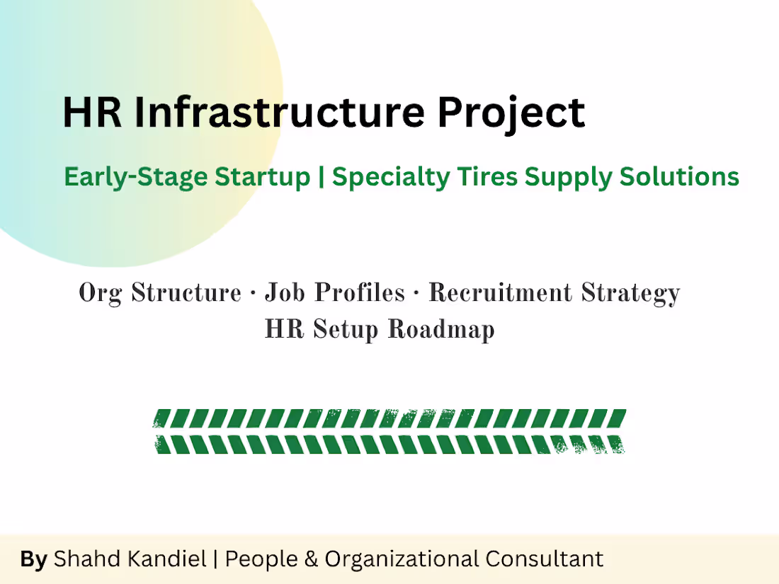 Cover image for Building HR Foundations for an Auto-Solution Startup