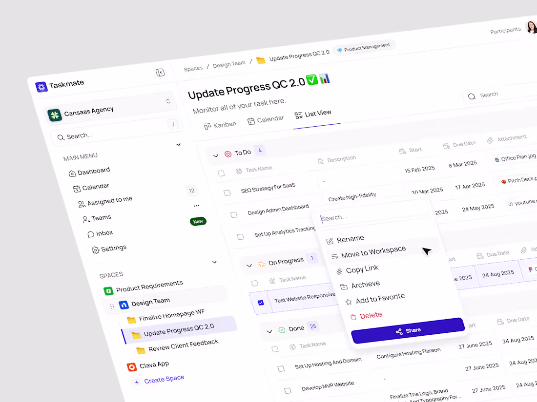 Cover image for SaaS Task Management