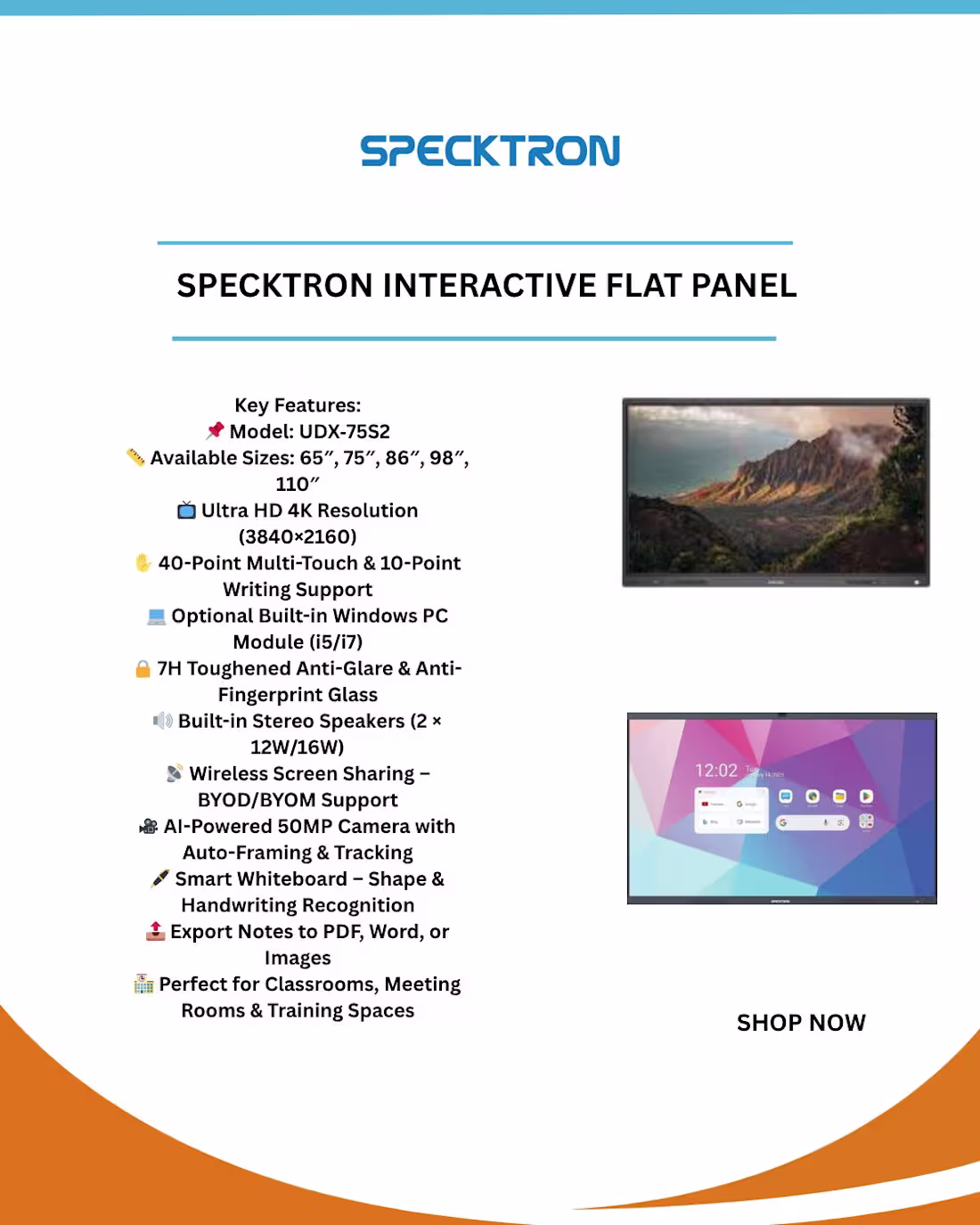 Cover image for Post created for Spectron Interactive Flat Panel