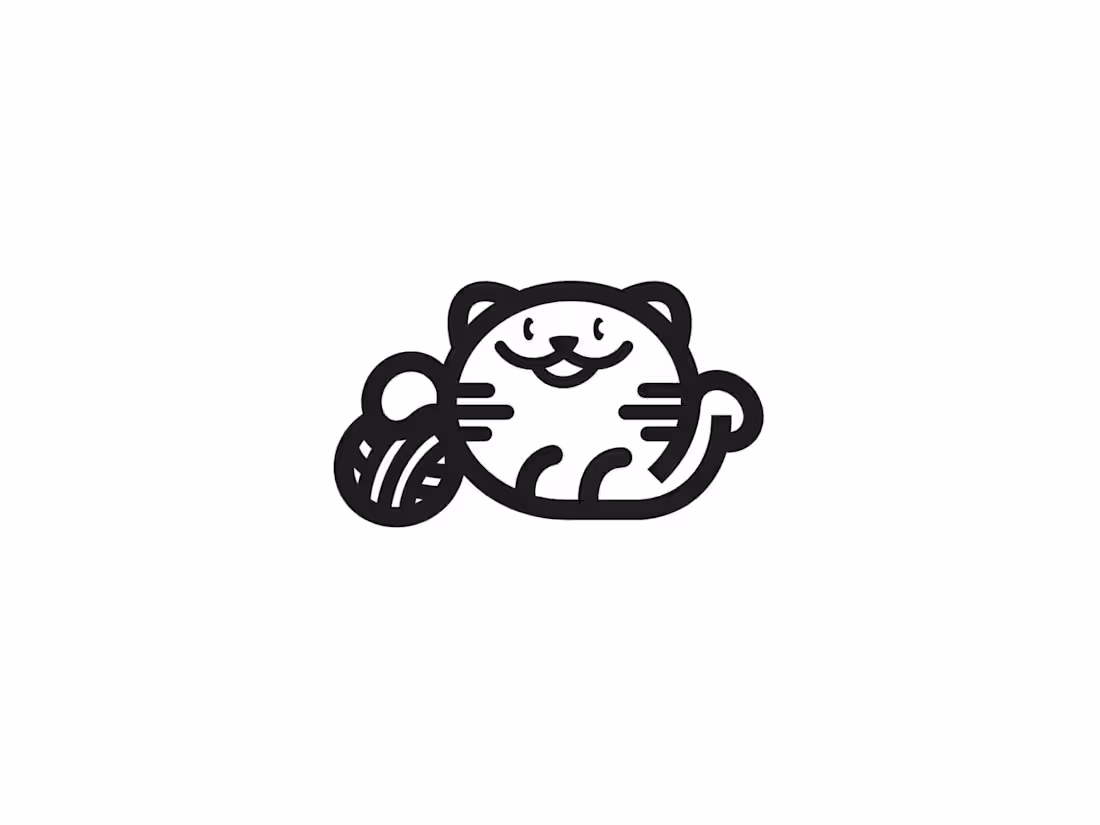 Cover image for Cat Playing Wool Ball Logo © Anh Do 2025. Learn more: https:...