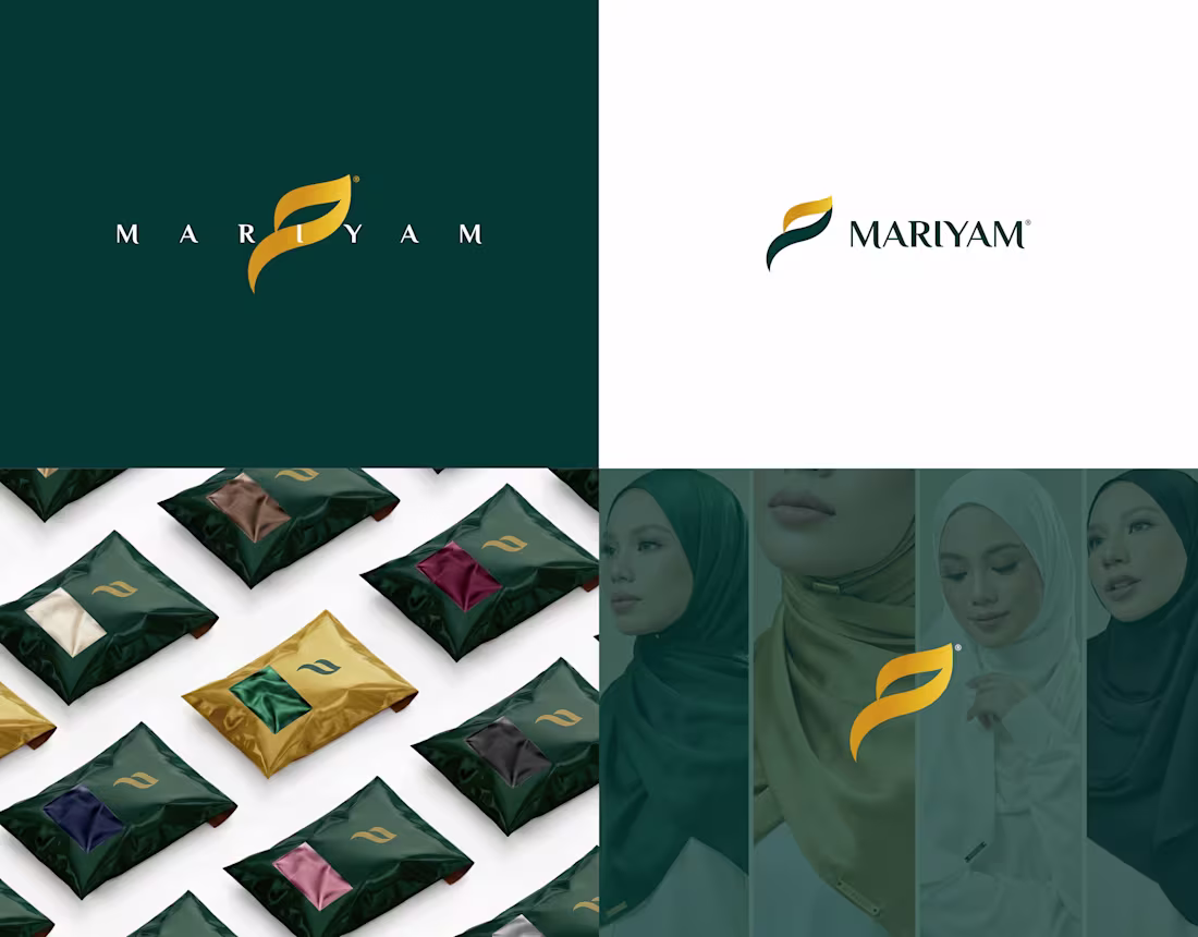 Cover image for Mariyam — Premium Hijab Brand Identity & Logo Design If you ...