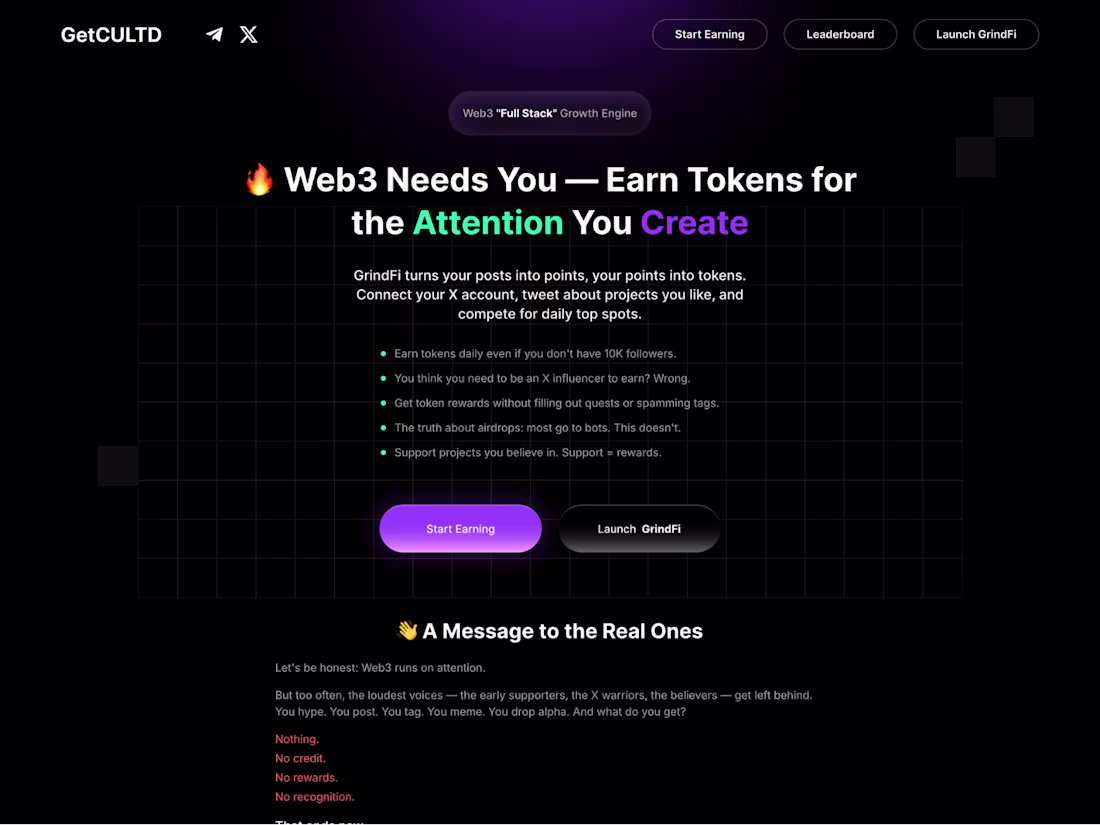 Cover image for Development of getCULTD Web3 Growth Marketing Platform