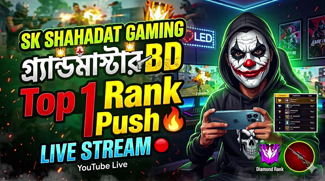 Cover image for Custom gaming thumbnail design featuring