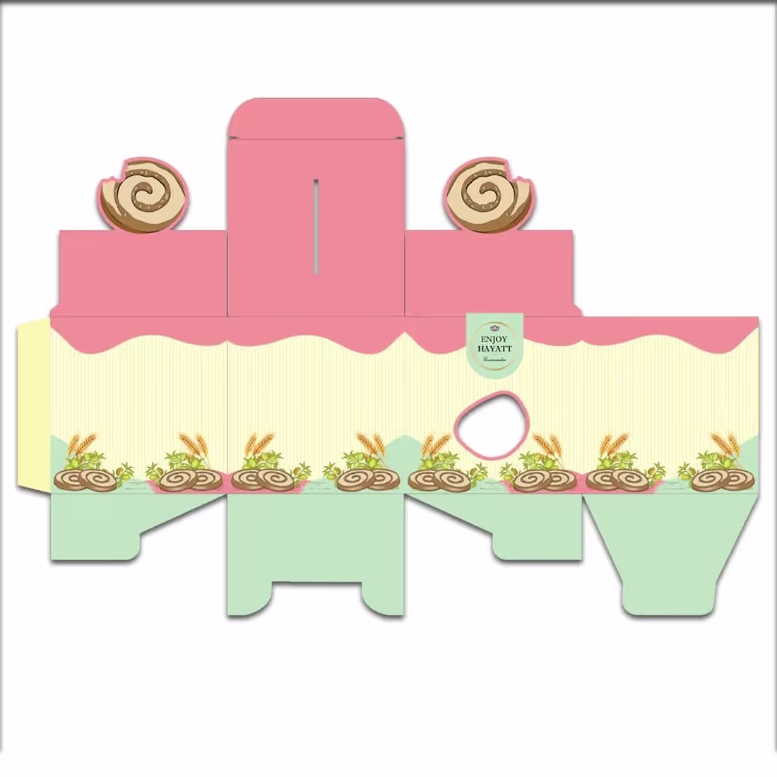 Cover image for Cookies Packaging Box Design for Enjoy Hayatt (France)