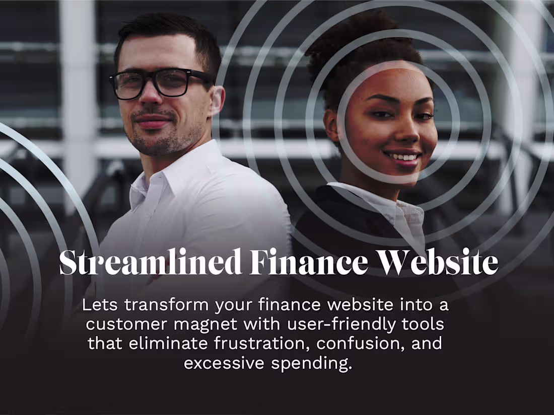 Cover image for Streamlined finance web design that grows businesses.