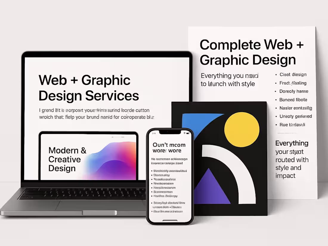 Cover image for Full-Stack Website Design , Frontend & Visual Branding