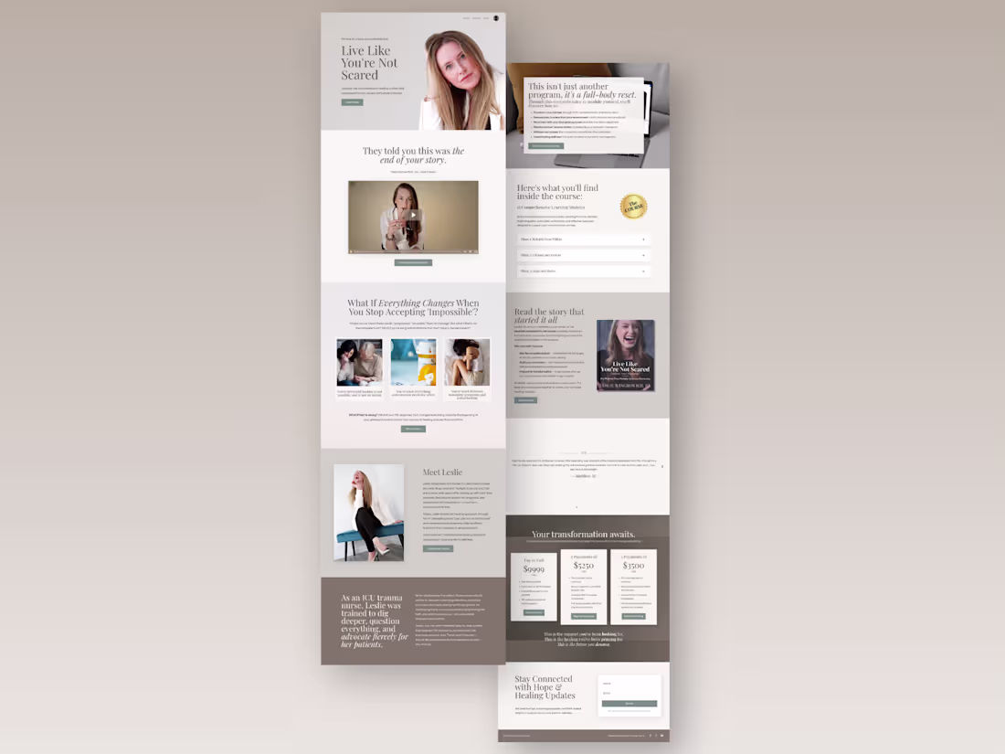 Cover image for Healing & Transformation Brand and Website Build