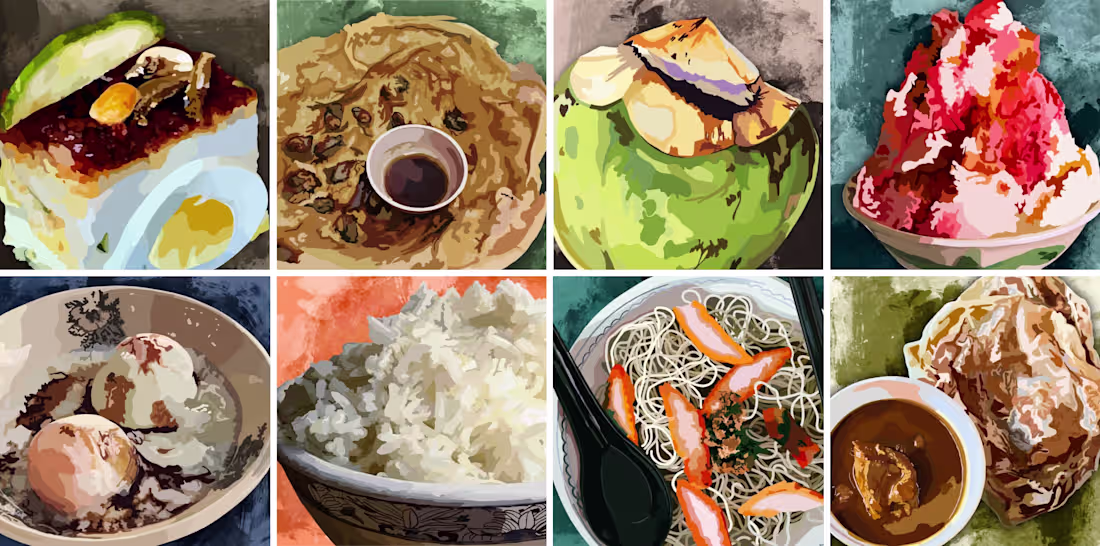 Cover image for Malaysian Food | Illustration