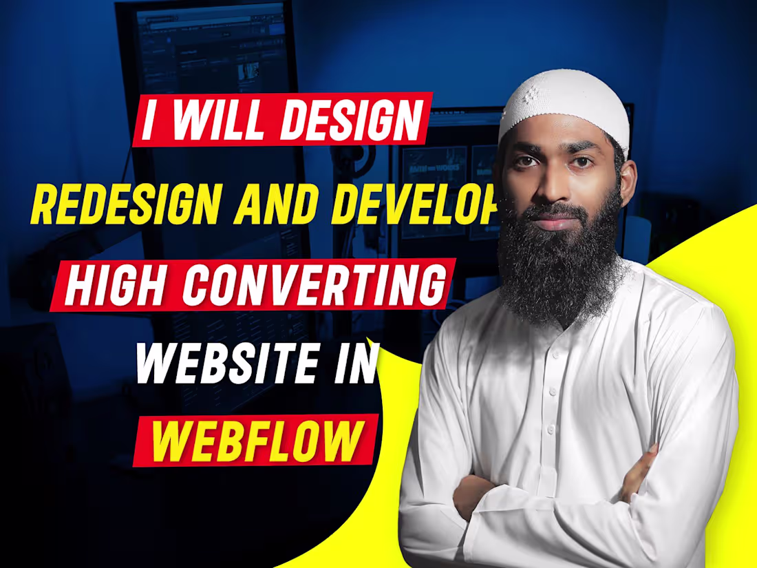 Cover image for Design, Redesign And Develop High Converting Website In Webflow