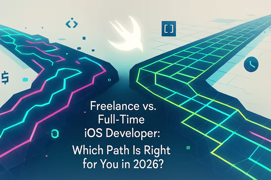 Cover image for Freelance vs. Full-Time iOS Developer: Which Path Is Right for You in 2025?