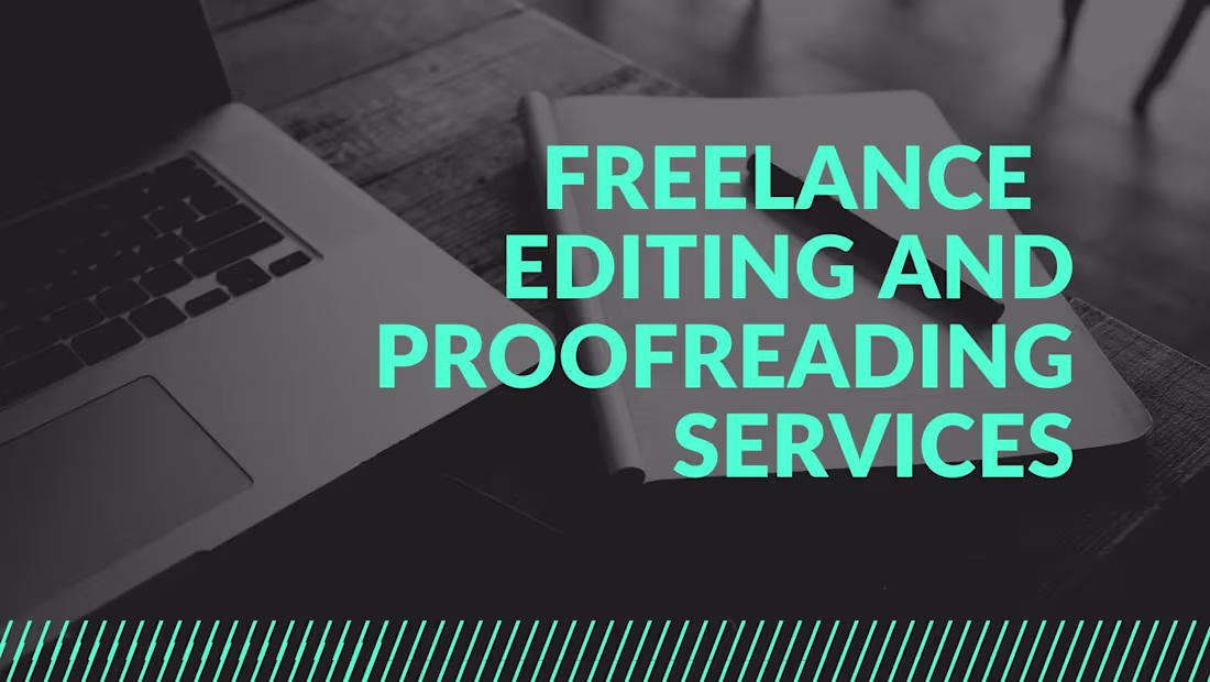 Cover image for Freelance Editing