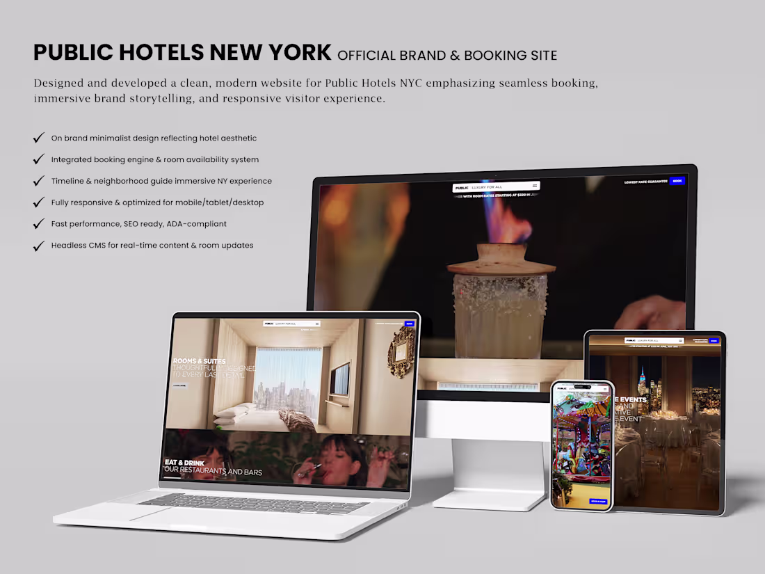 Cover image for Publichotels Website Development