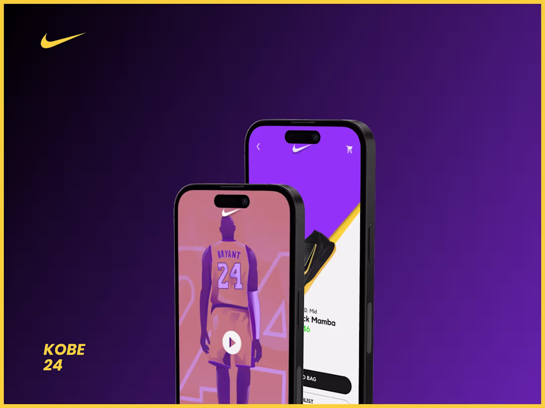 Cover image for Nike x Kobe - Mobile UI Design