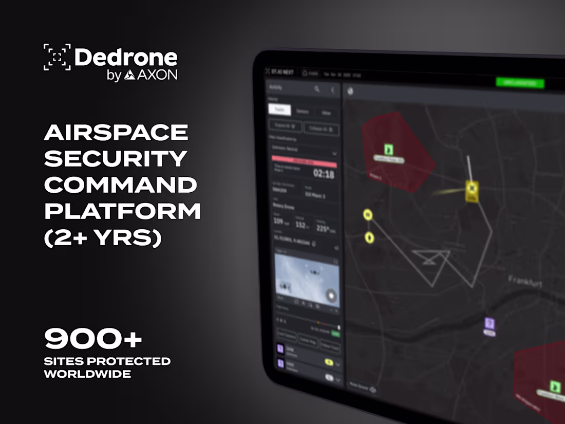 Cover image for dedrone by axon
AIRSPACE SECURITY COMMAND