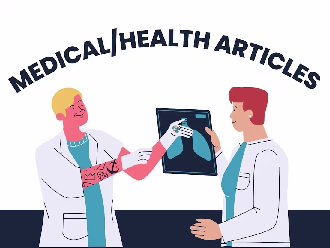 Cover image for Medical/Health Article Writing