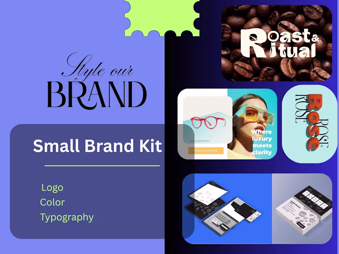 Cover image for "Small Brand kit - with Logo Design