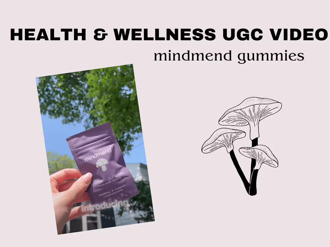 Cover image for UGC Video For Natural Wellness - Gummies