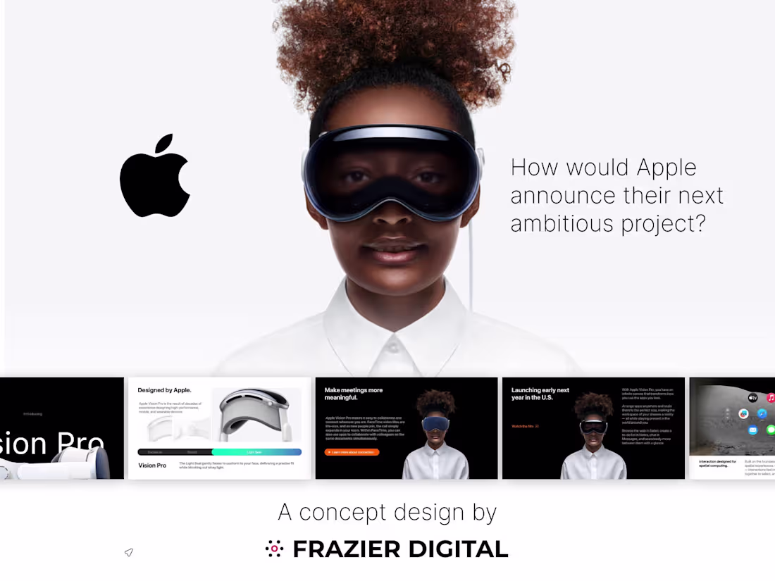 Cover image for Apple Vision Pro Concept Product Deck