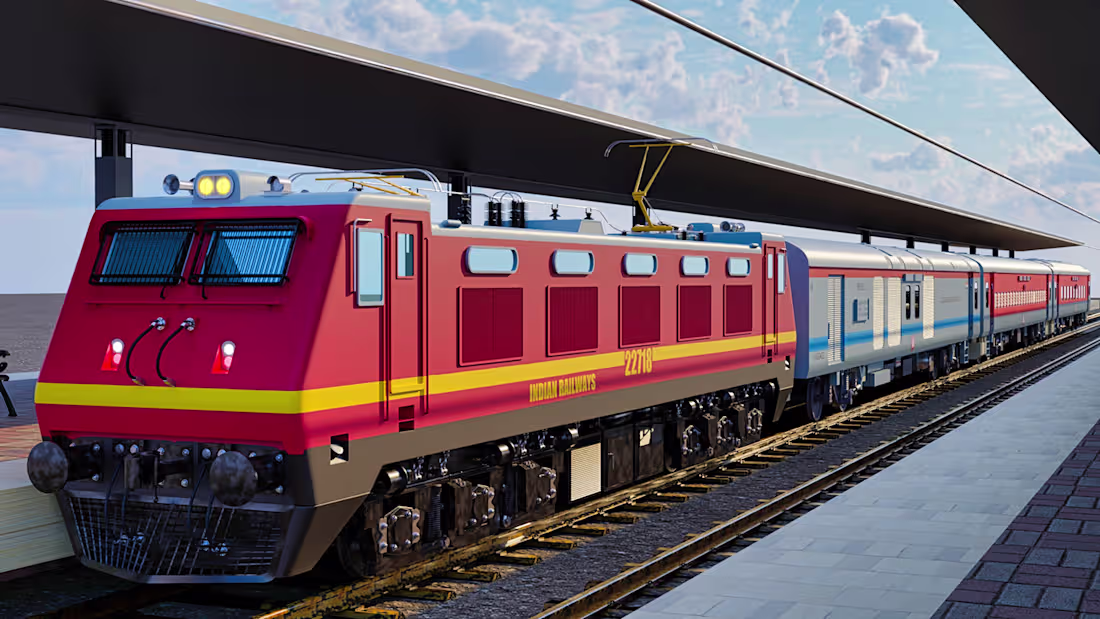 Cover image for Indian Railways 3D Model 