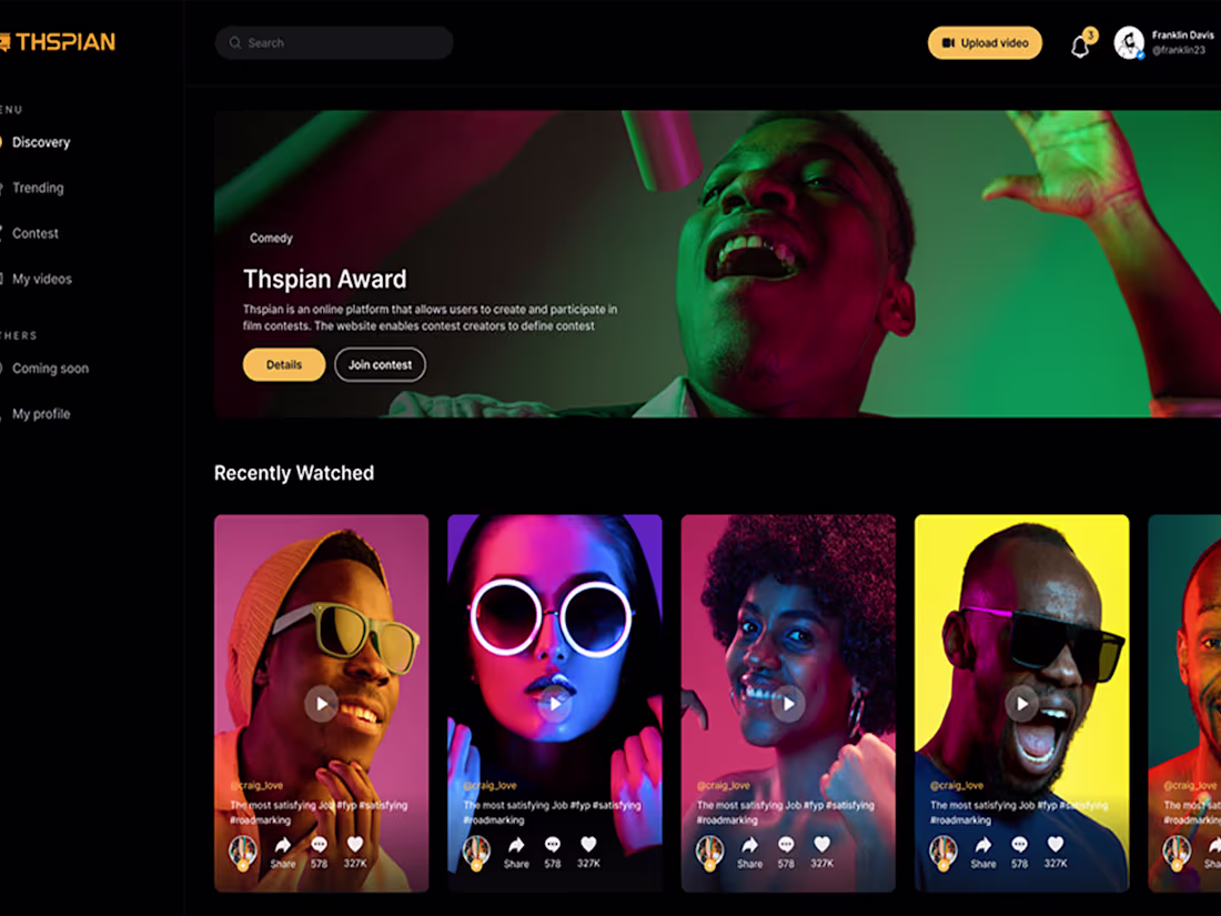 Cover image for Social Media Web-App Development for THSpian