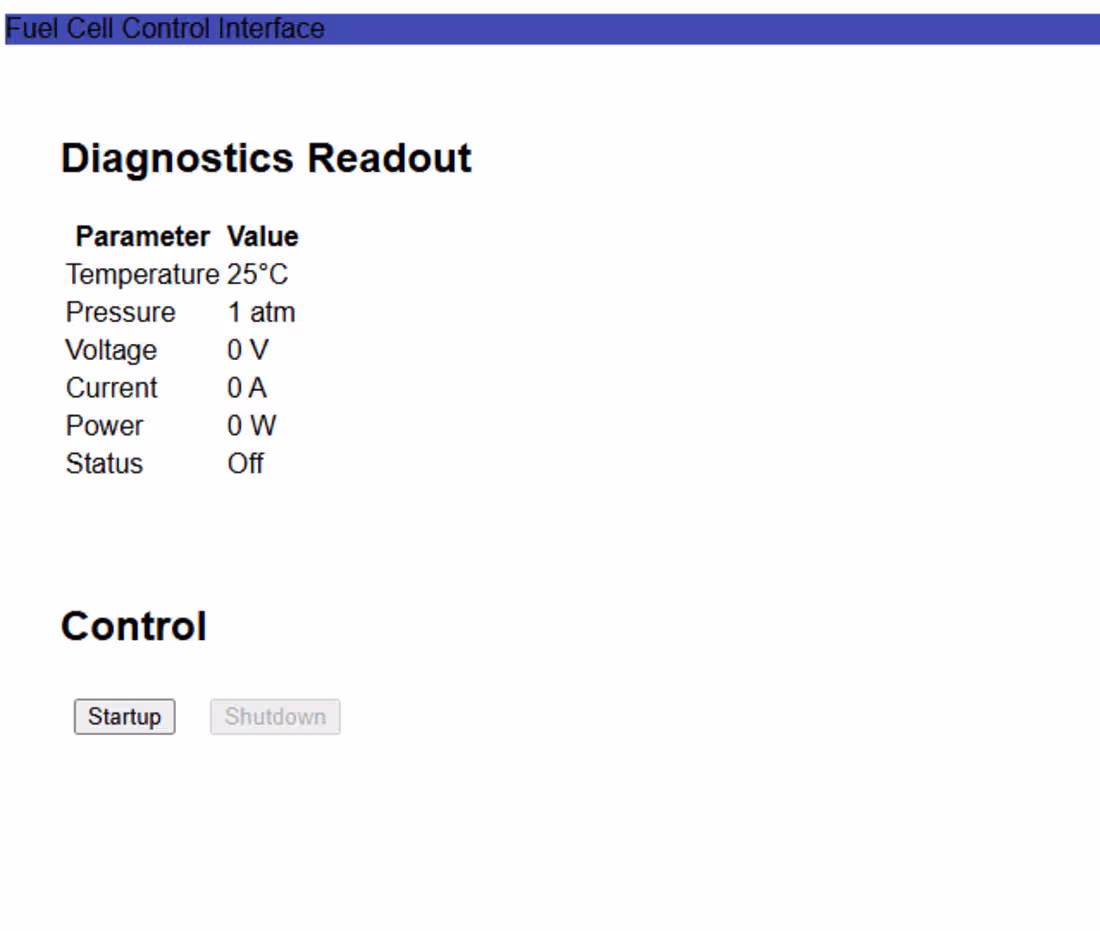 Cover image for Fuel Cell Control Interface