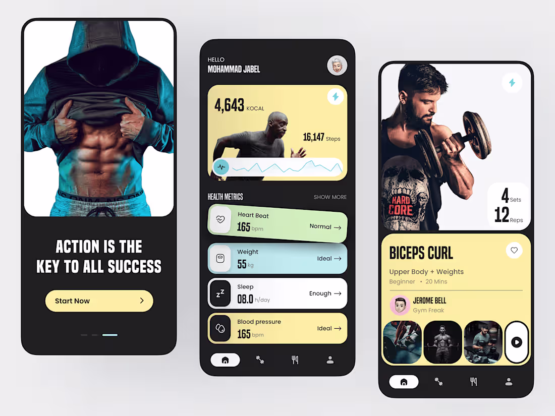 Cover image for Fitness & Workout App 