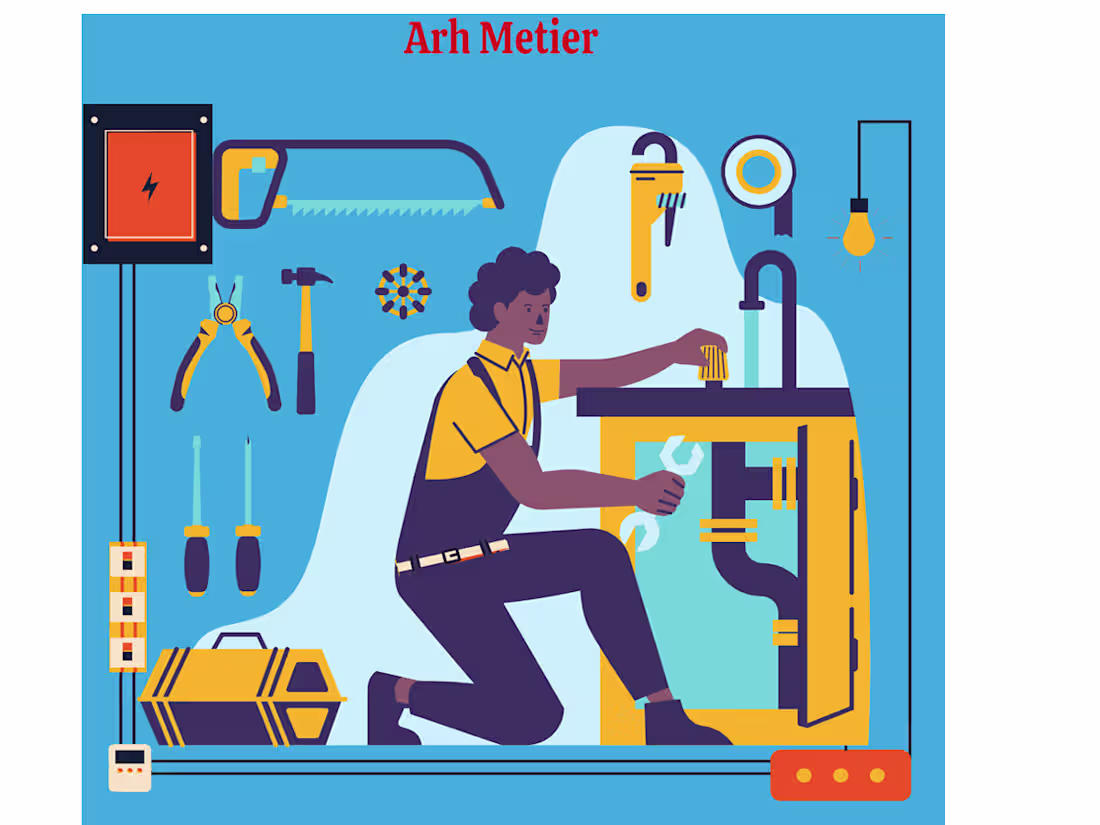 Cover image for Fix It Right — Plumbing Service Illustration Design I recent...