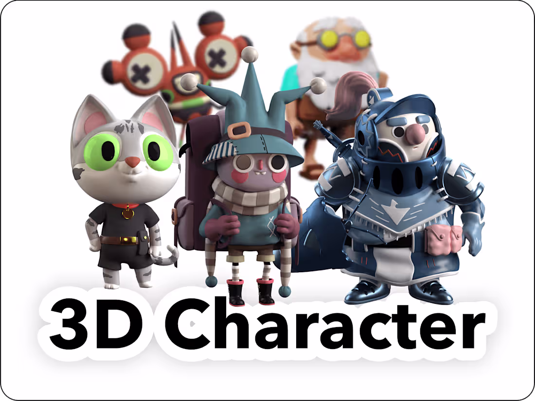 Cover image for 3D Character Sculpting & Rigging