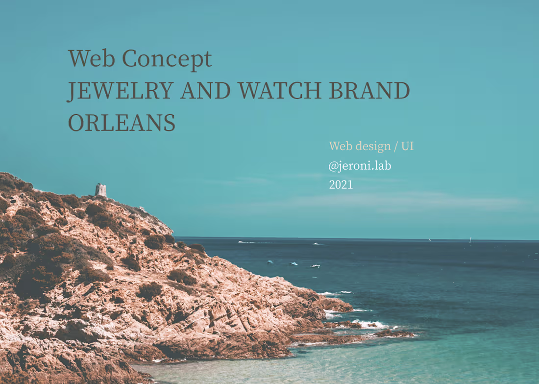 Cover image for Orleans - Web design and User Interface
