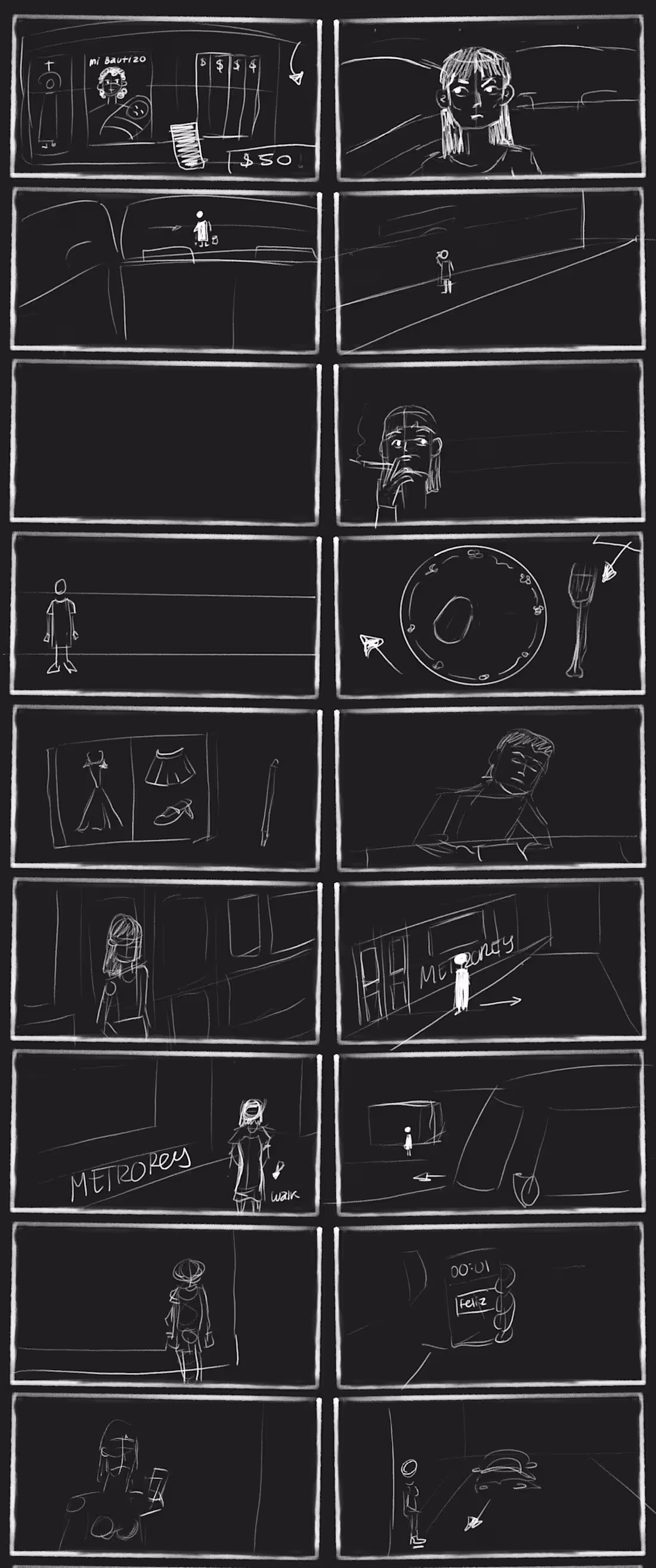 Cover image for Storyboard for ‘Treinta y cinco’