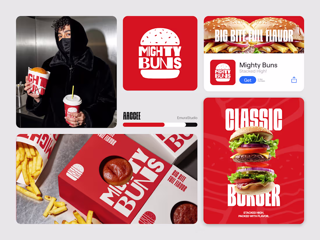 Cover image for Mighty Burn Burger - Visual Identity and Branding