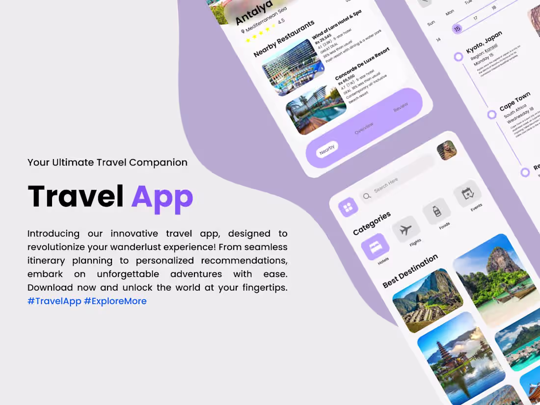 Cover image for Designing an Intuitive Travel App for Adventure Planning