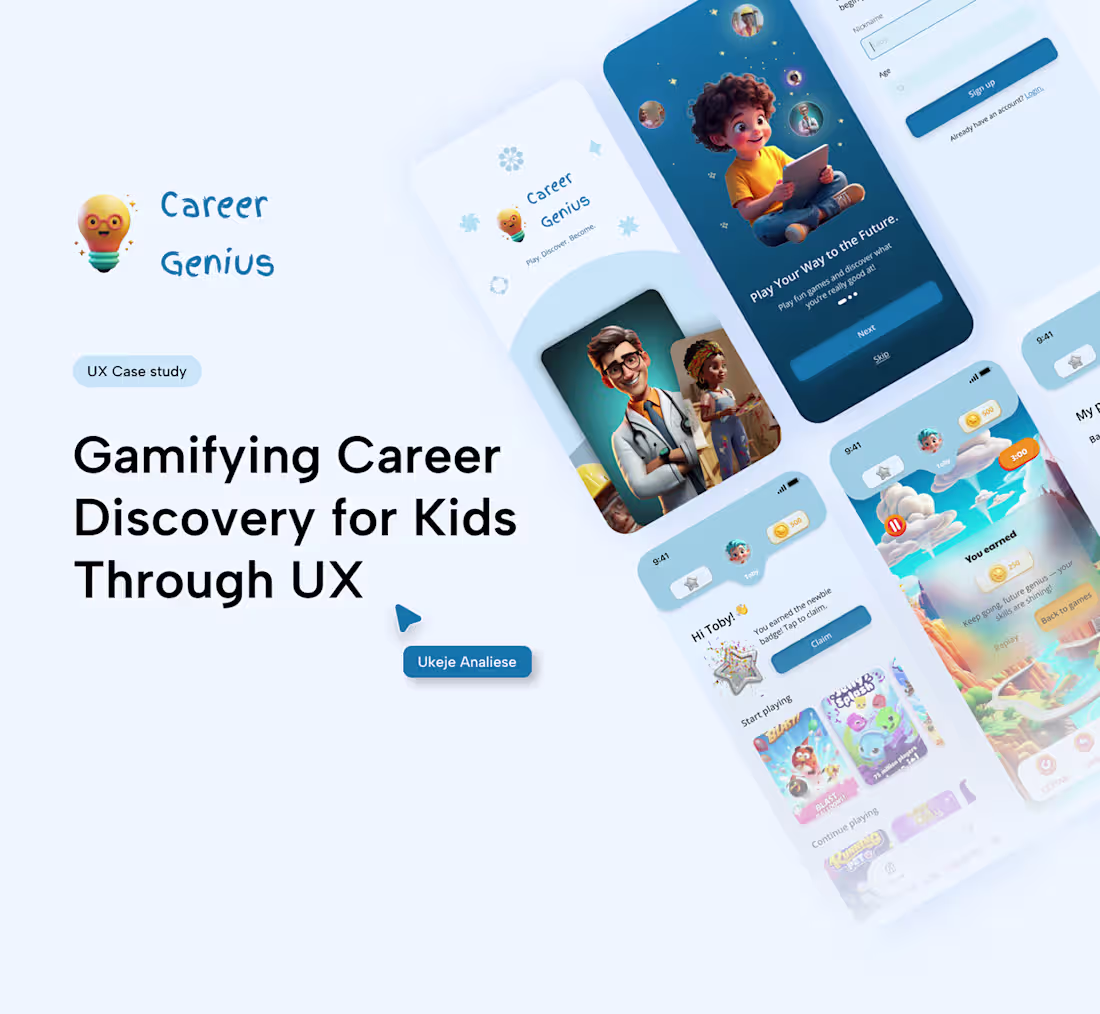 Cover image for CareerGenius: A career discovery app for kids