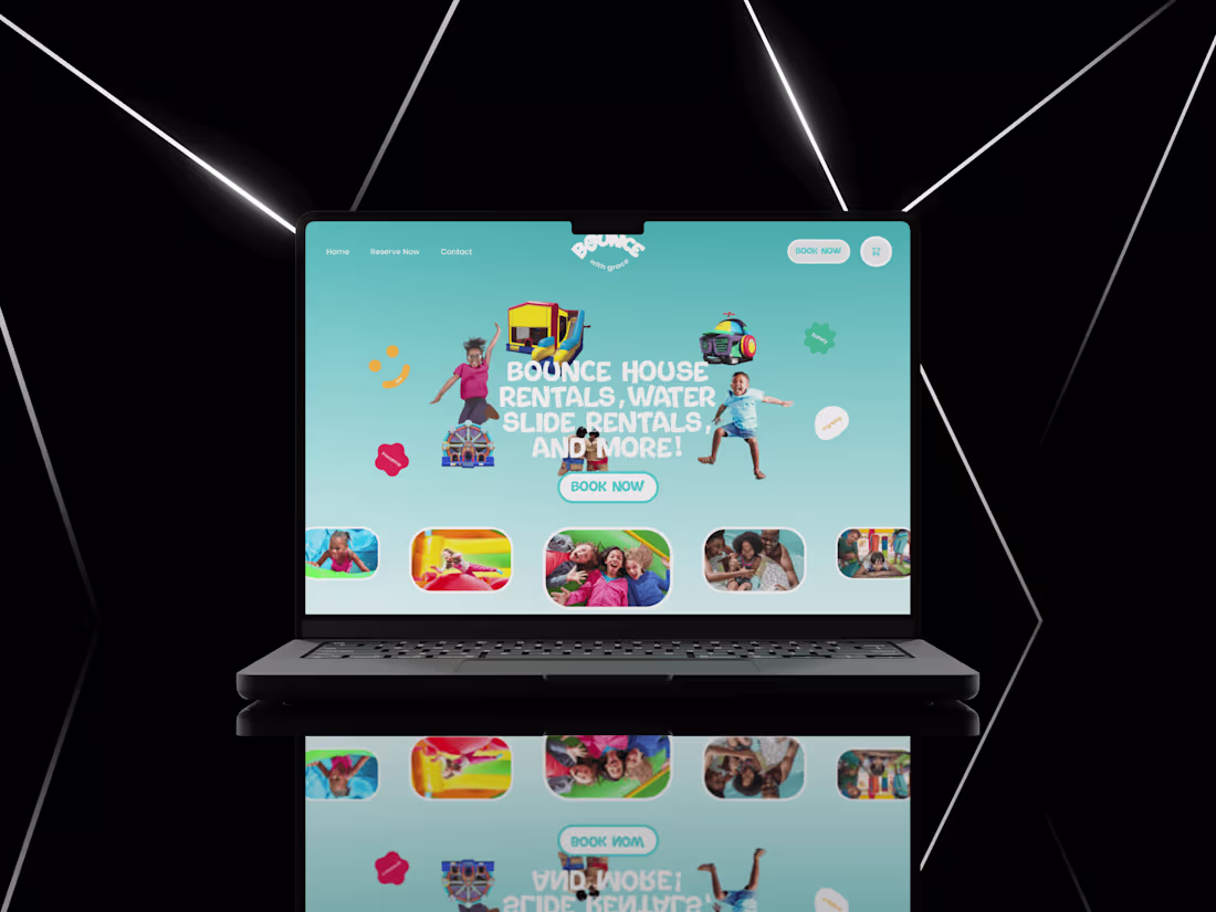 Cover image for Bounce With Grace Web Design