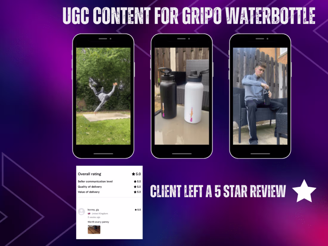 Cover image for UGC content for Gripo Water Bottles 