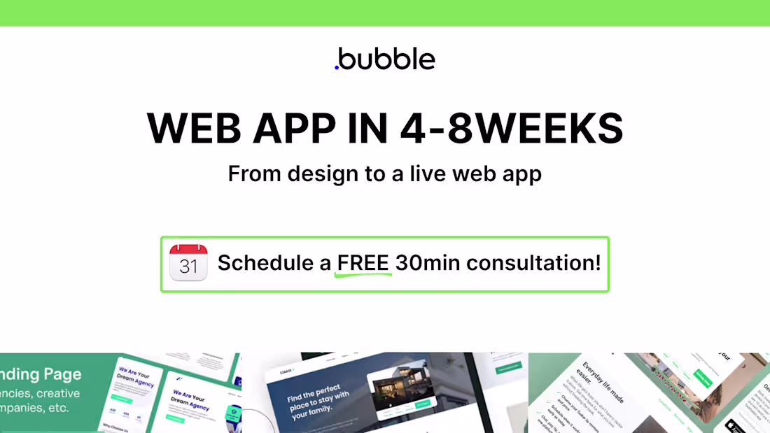 Cover image for Web app in 4-8 weeks
