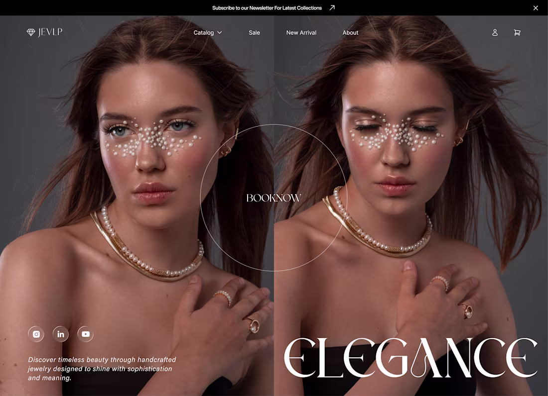 Cover image for Luxury Jewelry Website 🌟